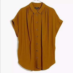 MADEWELL Central Drapey Shirt size L